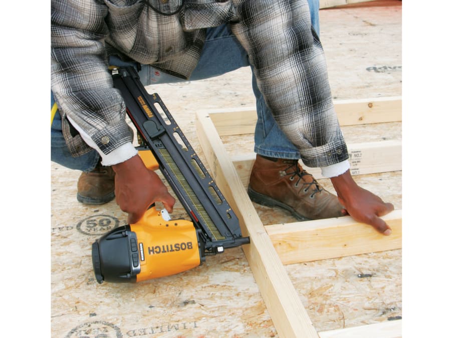 Bostitch F28WWE Pneumatic Wire Weld Stick Nailer with Case