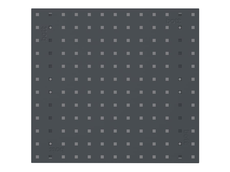 Bott 1402511519 Perfo Panel 495 × 457mm Anthracite Grey