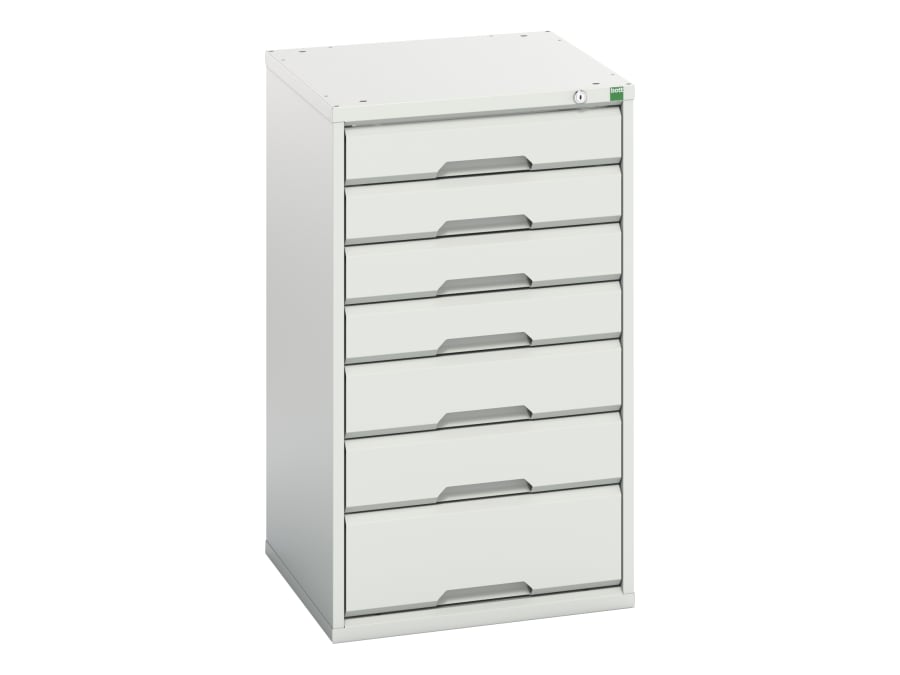 Bott 1692502916 7 Drawer Cabinet 525 × 900mm Light Grey