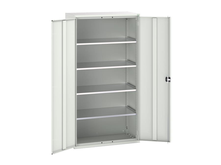 Bott 1692626716 4 Shelf Cupboard 1050mm Light Grey