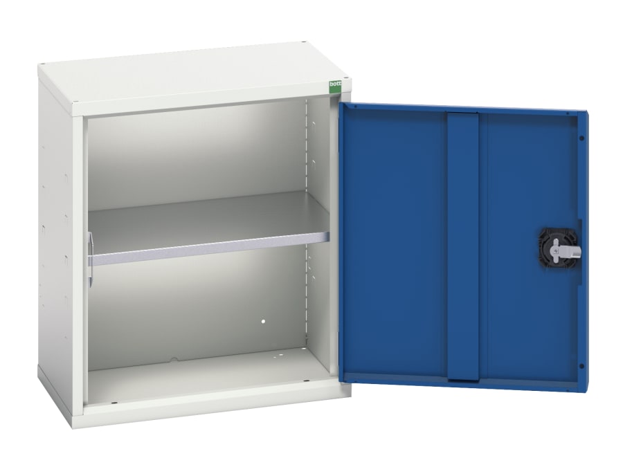 Bott 1692900111 Economy Wall Cupboard 1 Shelf 525mm Gentian Blue