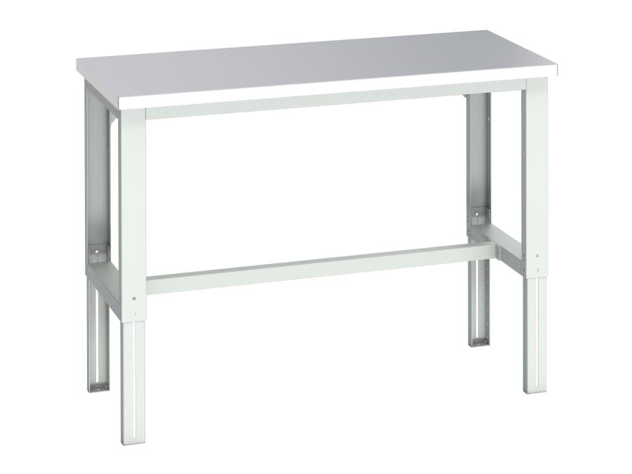 Bott 4100364016V Adjustable Bench with Stainless Steel Clad Top 1500 x 750mm