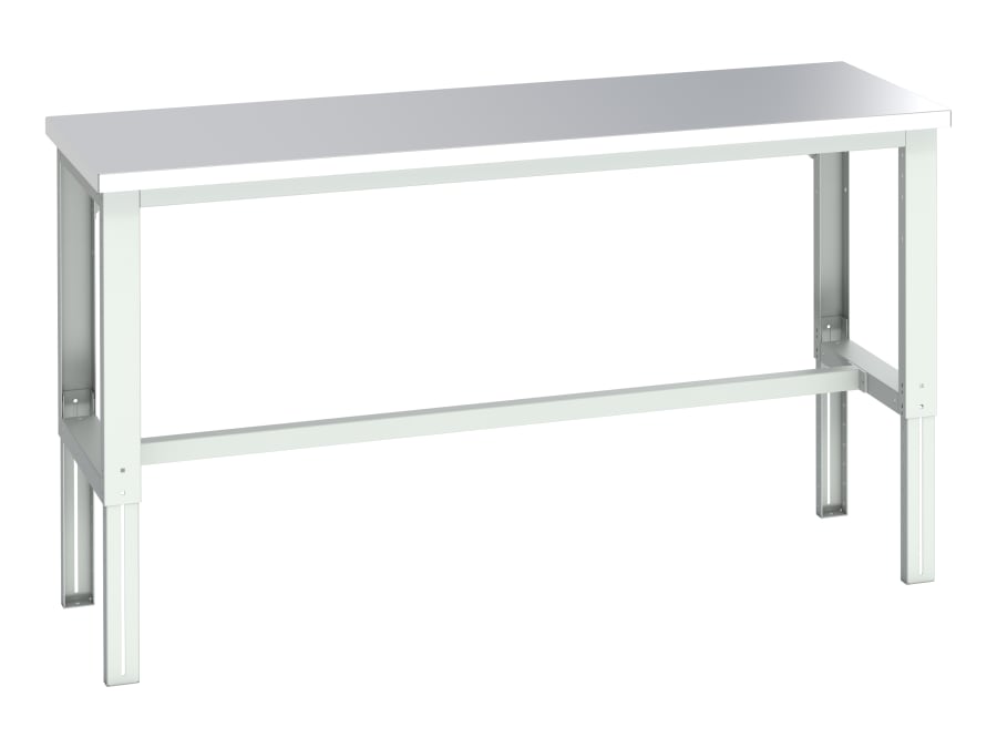 Bott 4100364816V Adjustable Bench with Stainless Steel Clad Top 2000 × 750mm