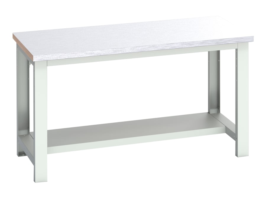 Bott 4100365116V Cubio Bench with Half Shelf 1500 x 750mm