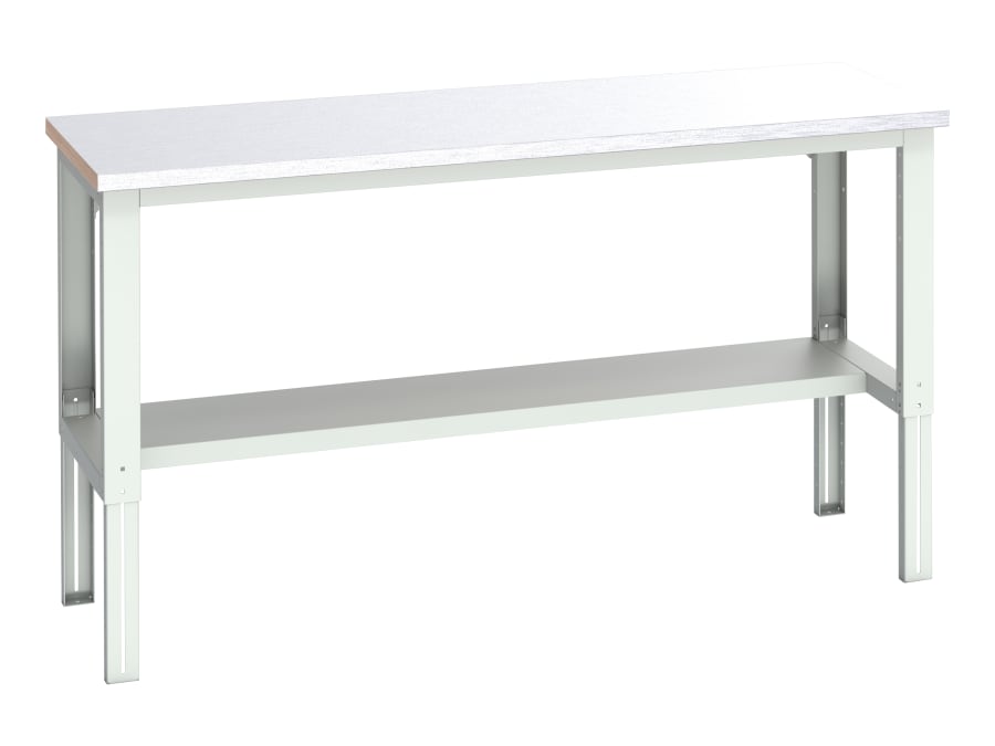 Bott 4100366316V Adjustable Bench with Half Shelf 2000 x 750mm