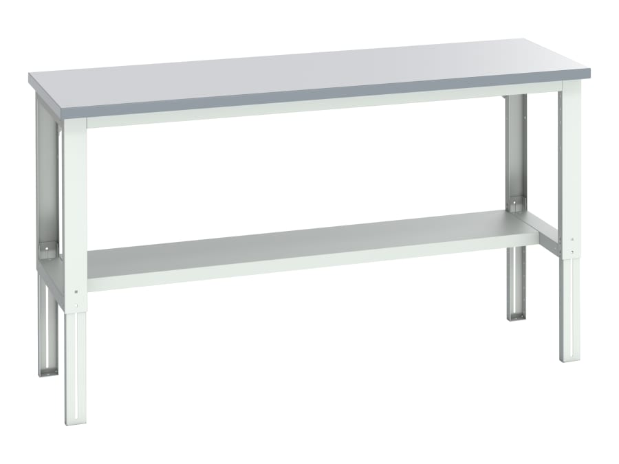 Bott 4100366516V Adjustable Bench with Half Shelf 2000 x 750mm