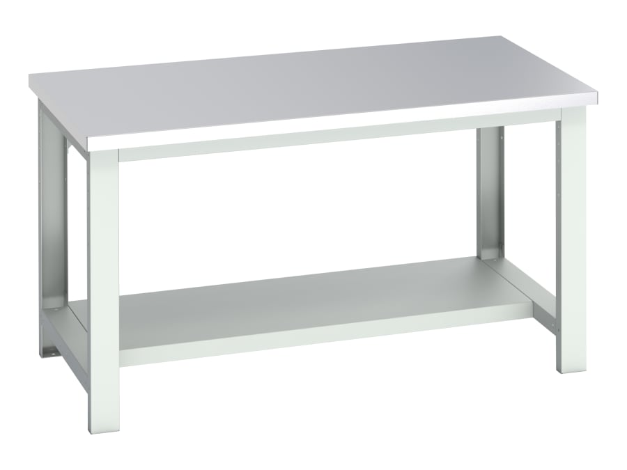 Bott 4100417216V Cubio Bench with Half Shelf 1500 x 900mm