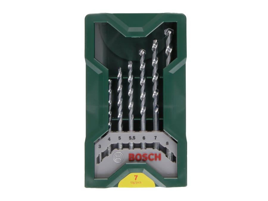 Bosch Powertool Accessories Bosch 2607019581 Mini-X-Line Masonry Drill Bit Set 7 Piece