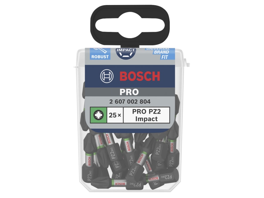 Bosch Powertool Accessories Bosch 2608522404 Impact Control PZ2 Screwdriver Bit (Pack 25)
