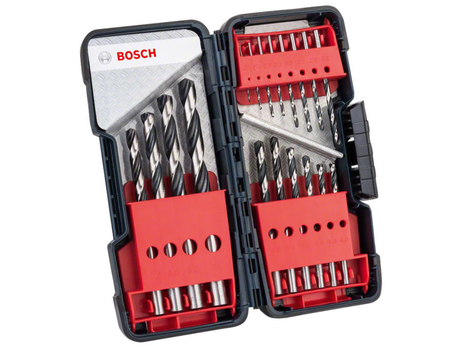 Bosch Powertool Accessories Bosch 2608577350 PointTeQ HSS Twist Drill Bit Set 18 Piece