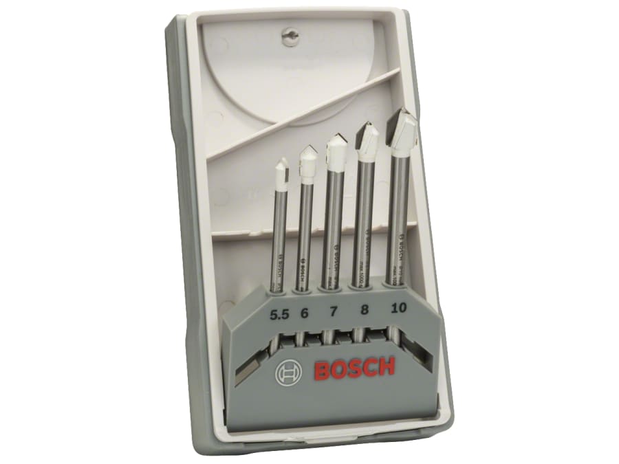 Bosch Powertool Accessories Bosch 2608587170 CYL-9 Ceramic Tile Drill Bit Set 5 Piece