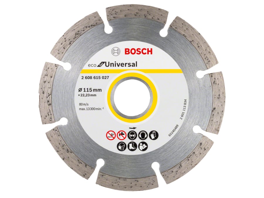 Bosch Powertool Accessories Bosch 2608615027 115mm Segmented Diamond Cutting Disc