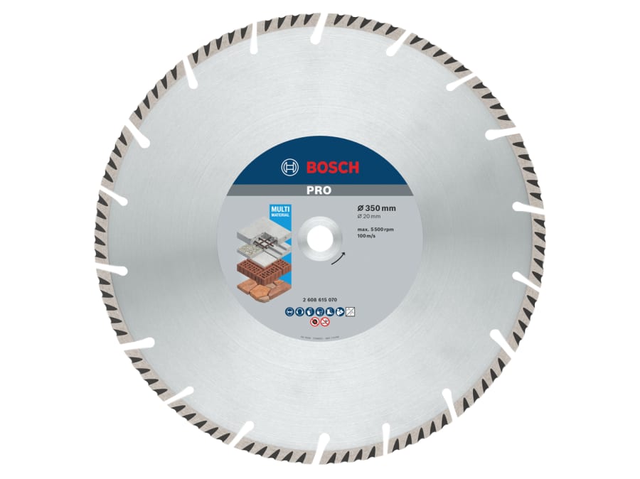 Bosch Powertool Accessories Bosch 2608615070 Multi Material Diamond Cutting Disc 350 x