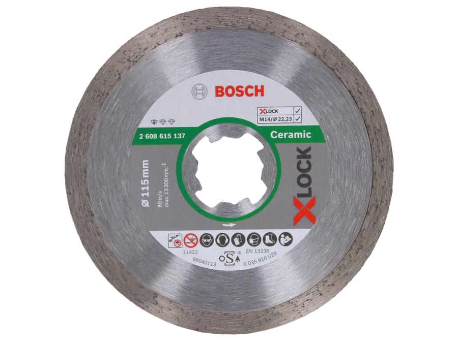 Bosch Powertool Accessories Bosch 2608615137 X-LOCK Standard for Ceramic Diamond Cutting
