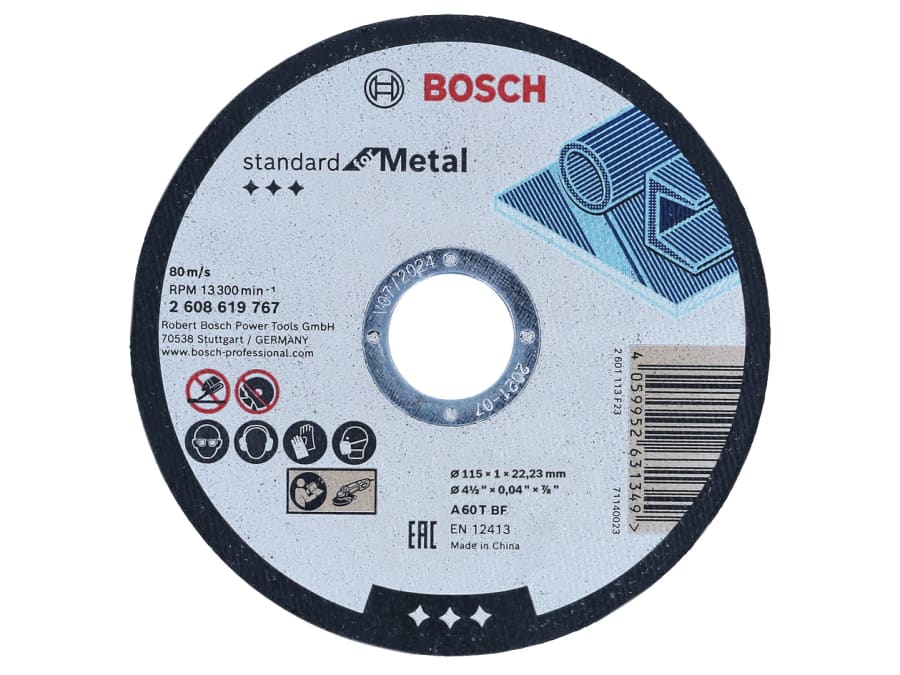 Bosch Powertool Accessories Bosch 2608619767 Standard for Metal Cutting Disc 115 x 1.0 x