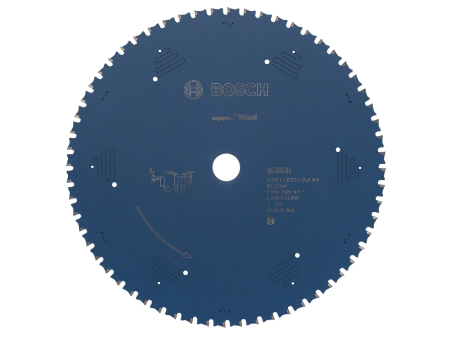 Bosch Powertool Accessories Bosch 2608643060 Expert for Steel Circular Saw Blade 60T