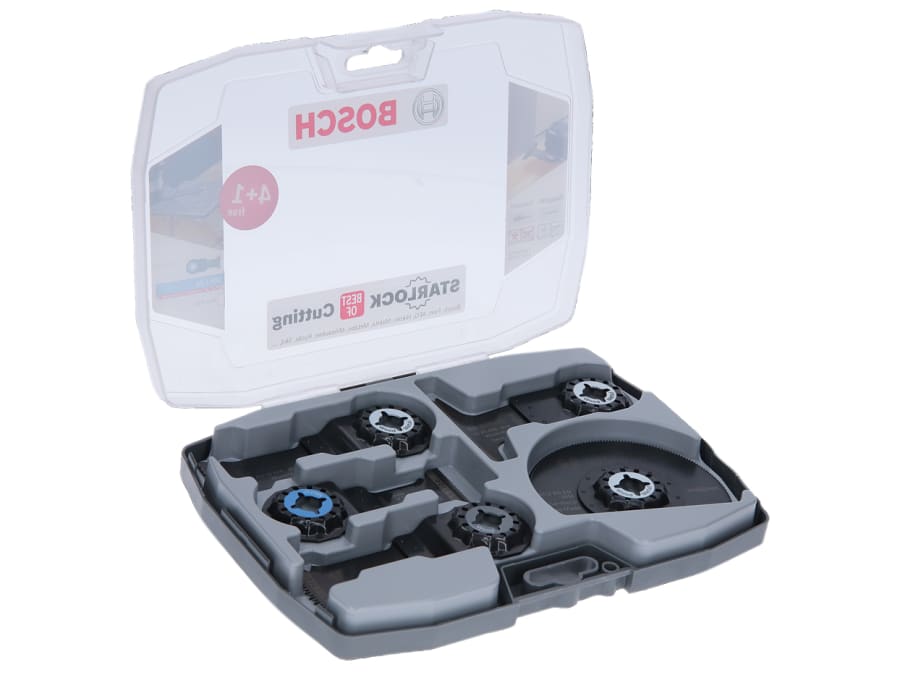 Bosch 2608664131 Starlock Multi-Tool Blade Set with 5 Pieces