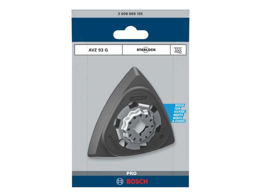 Bosch Powertool Accessories Bosch 2608669125 93mm Sanding Plate