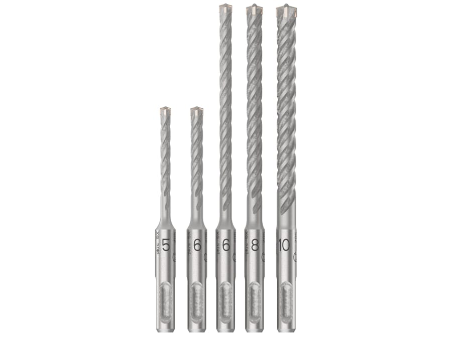 Bosch Powertool Accessories Bosch 2608833910 SDS Plus-5X Hammer Drill Bit Set 5 Piece
