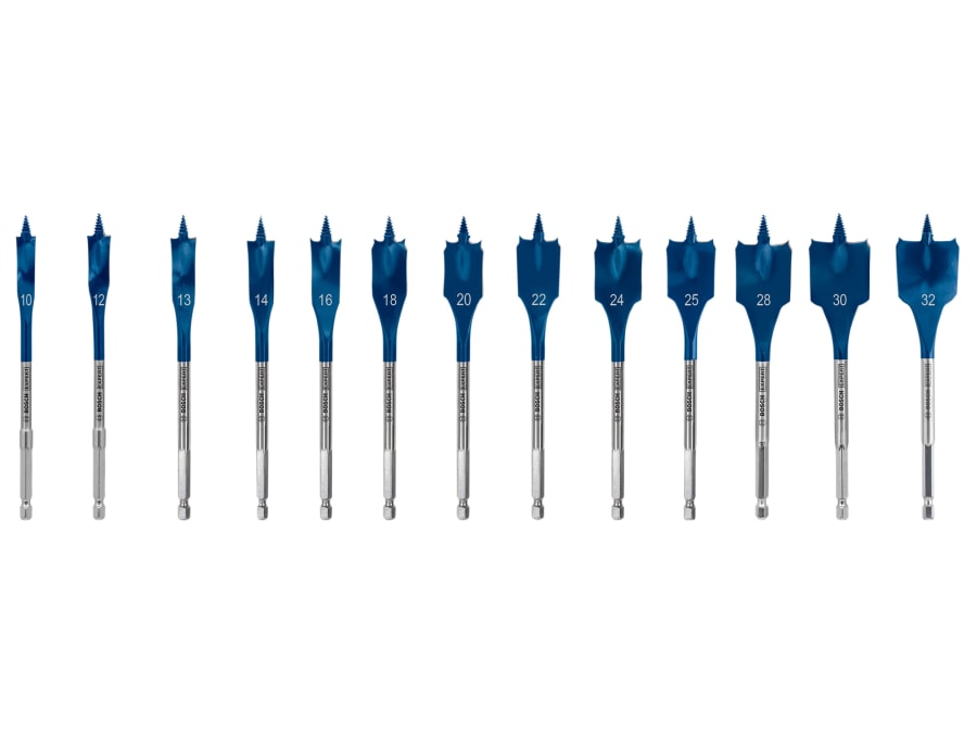 Bosch Powertool Accessories Bosch 2608900336 EXPERT Self Cut Speed Spade Drill Bit Set 13