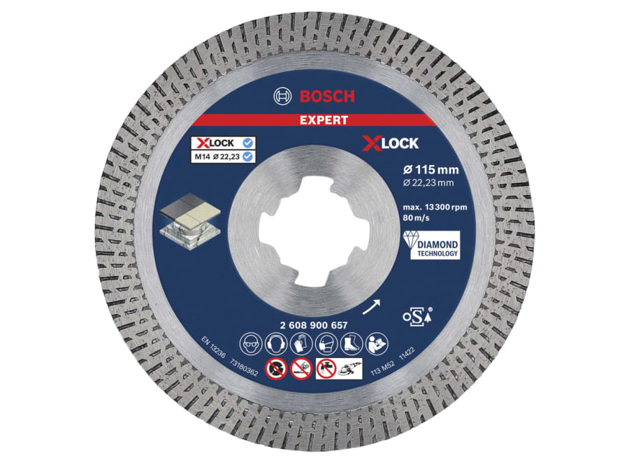 Bosch Powertool Accessories Bosch 2608900657 EXPERT Hard Ceramic Diamond Cutting Disc 115