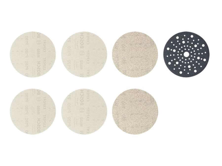 Bosch Powertool Accessories Bosch 2608901203 EXPERT M480 Net Sanding Discs 150mm 7 Piece