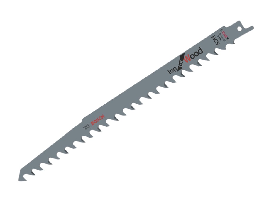 Bosch S 1542 K 240mm 3 TPI Reciprocating Saw Blade for Wood