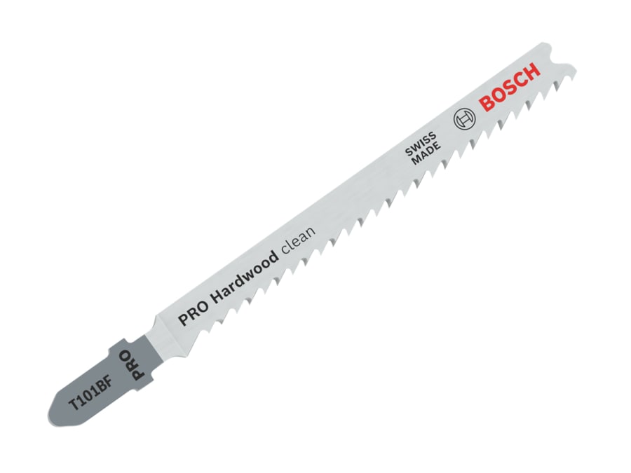 Bosch Powertool Accessories Bosch 2608634234 T101BF Hardwood Jigsaw Blade 100mm Pack of 5