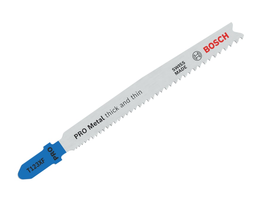 Bosch T123XF 100mm Metal Jigsaw Blade Pack of 5