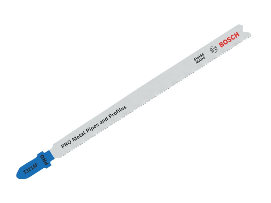 Bosch T321AF 132mm Jigsaw Blade for Metal Pipes & Profiles (Pack of 5)