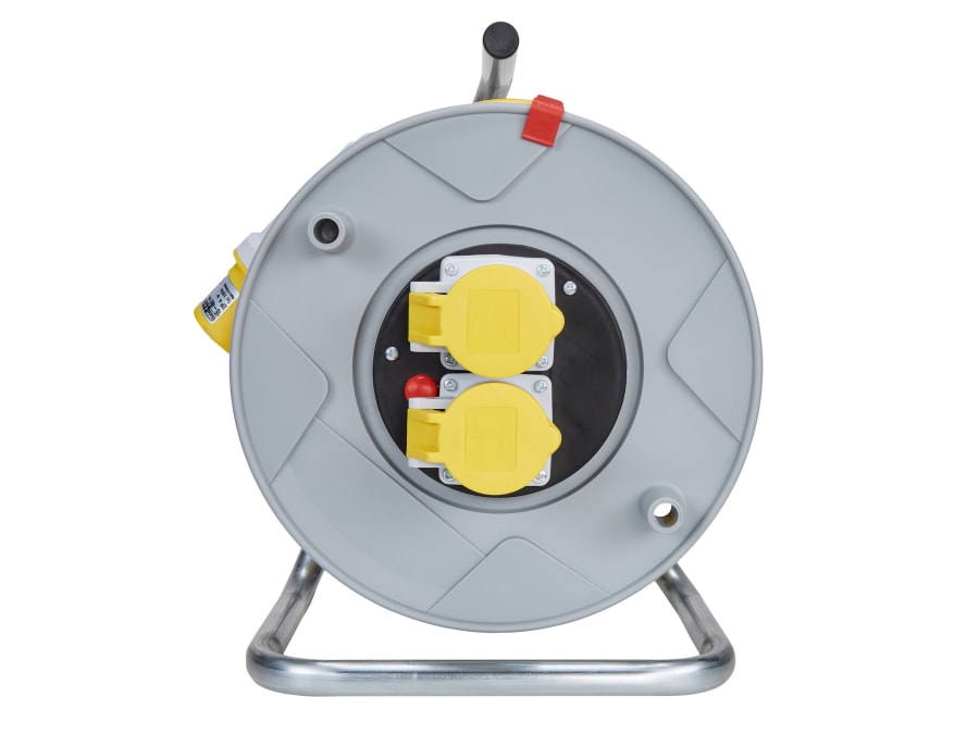 Brennenstuhl 1098783 50m Cable Reel 110V 16A 2-Socket
