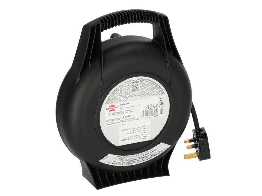 Brennenstuhl 1108563 240V 10A 3-Socket 10m Cable Box