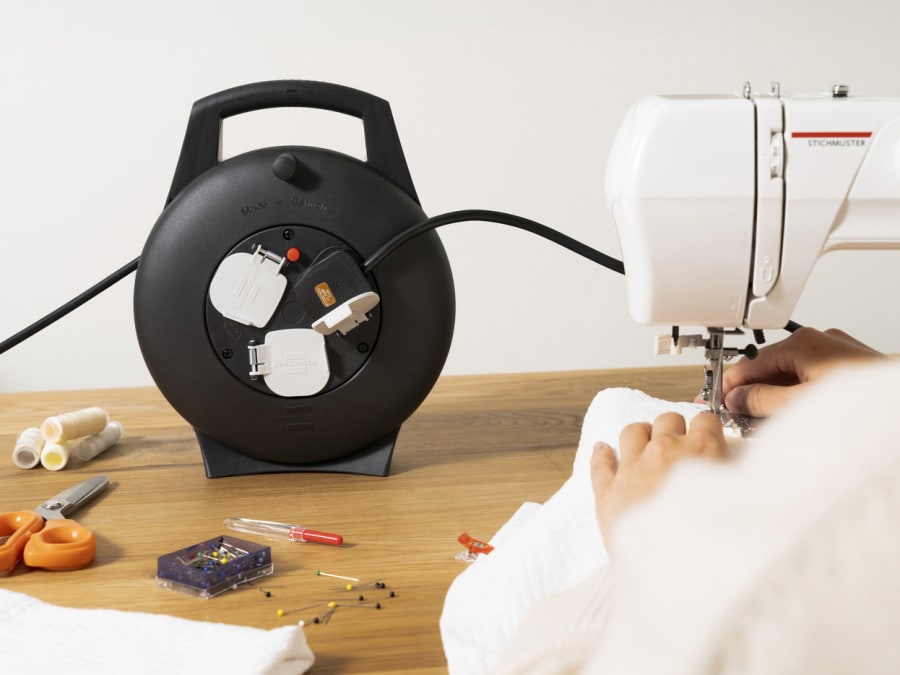 Brennenstuhl 1108563 240V 10A 3-Socket 10m Cable Box