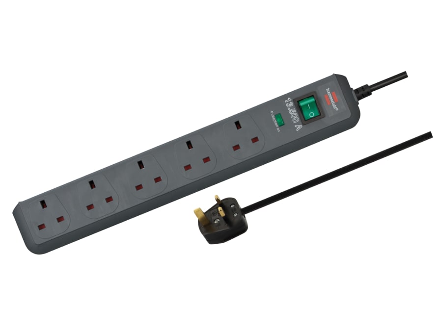 Brennenstuhl 1156753 5-Gang Extension Lead 2m