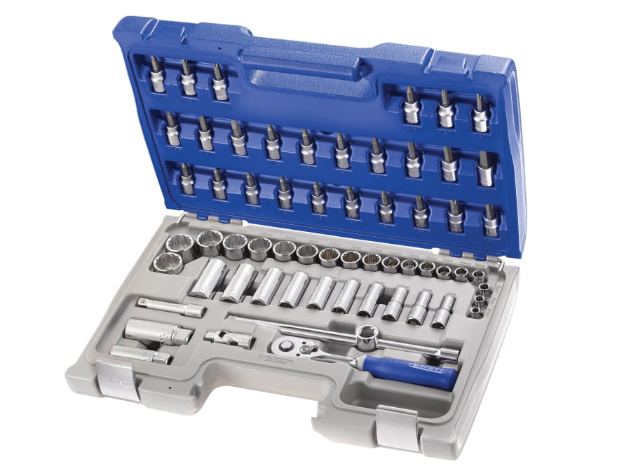Expert E031806 3/8in Drive Socket & Accessory Set 61 Piece