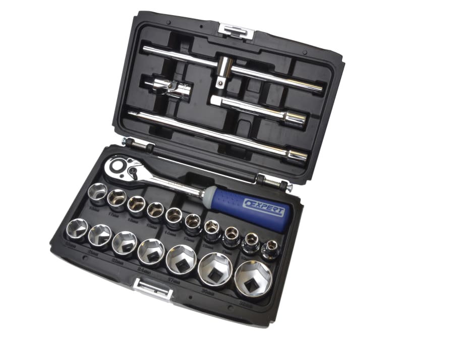 Expert E032900 1/2in Drive Socket & Accessory Set 22 Piece