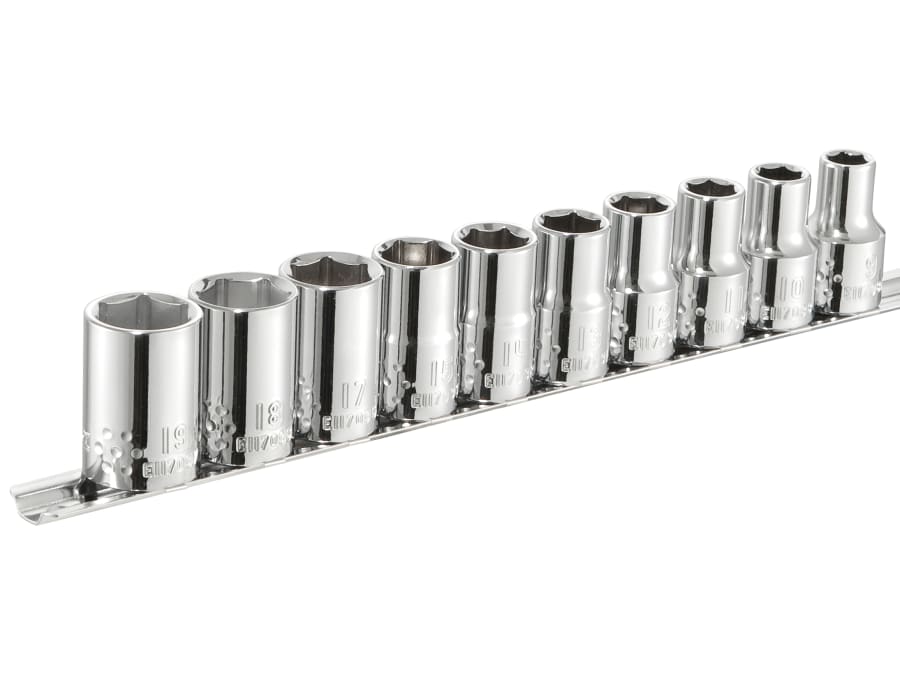 Expert E034837 1/2in Drive Socket Set 10 Piece