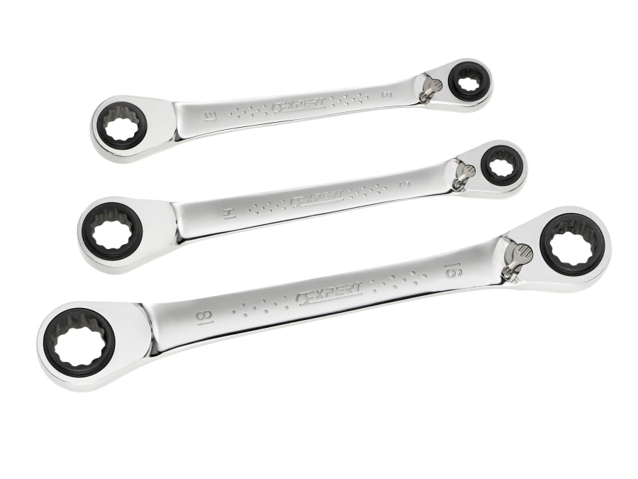 Expert E111115 Quadbox Spanner Set 3 Piece