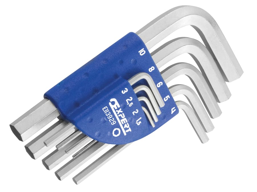 Expert E113929 9 Piece Metric Hexagon Key Short Arm Set
