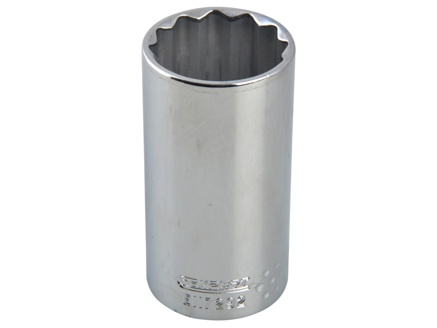 Expert E117287 1/2in Drive Bi-Hexagon Deep Socket 22mm