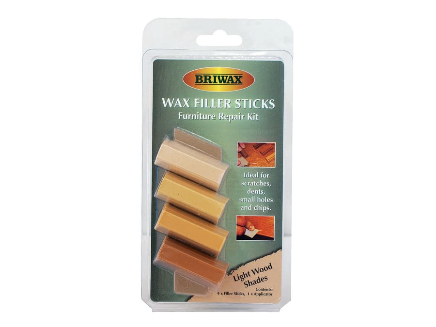 Briwax BWSWSLGT Wax Filler Sticks Light Wood Shades