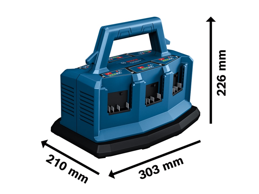 Bosch GAL 18V6-80 Professional 18V 6 Port Fast Charger