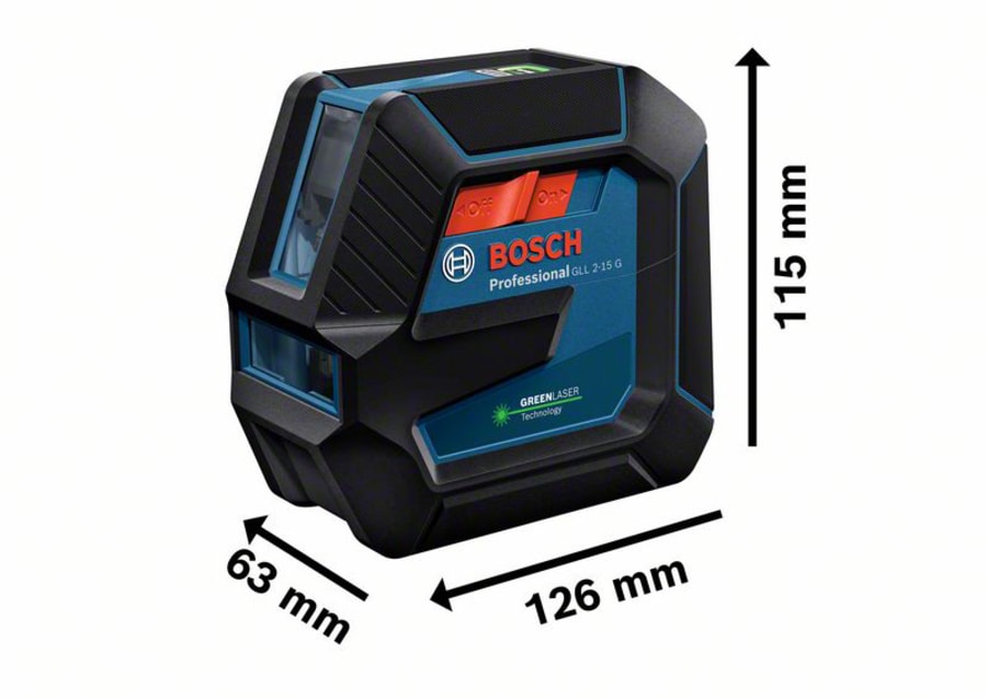 Bosch 0601063W00 GLL 2-15 G Professional Line Laser