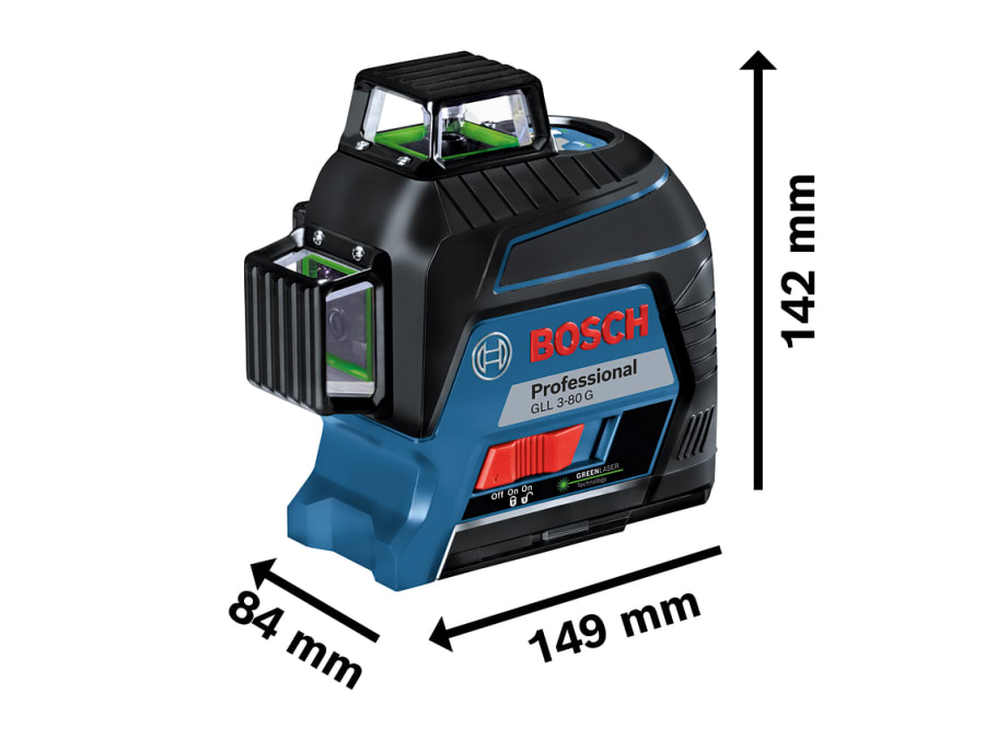 Bosch GLL 3-80 G Professional 360° Line Laser
