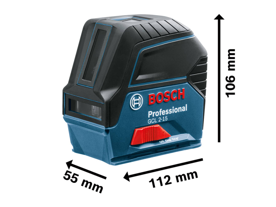 Bosch GCL 2-50 Professional Combi Laser with LR 6 Receiver