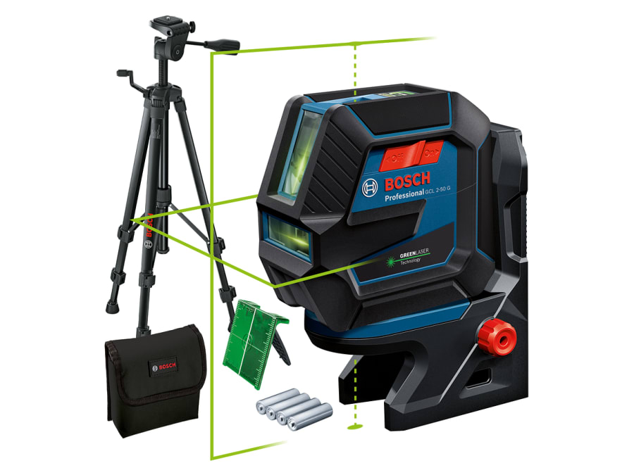 Bosch GCL 2-50 G Professional Combi Laser with Mount and Tripod