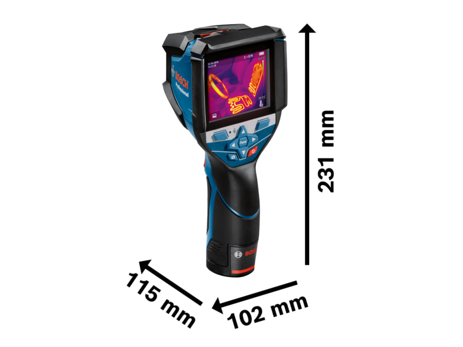 Bosch GTC 600 C Professional 12V Thermal Camera with 1 × 2.0Ah Battery