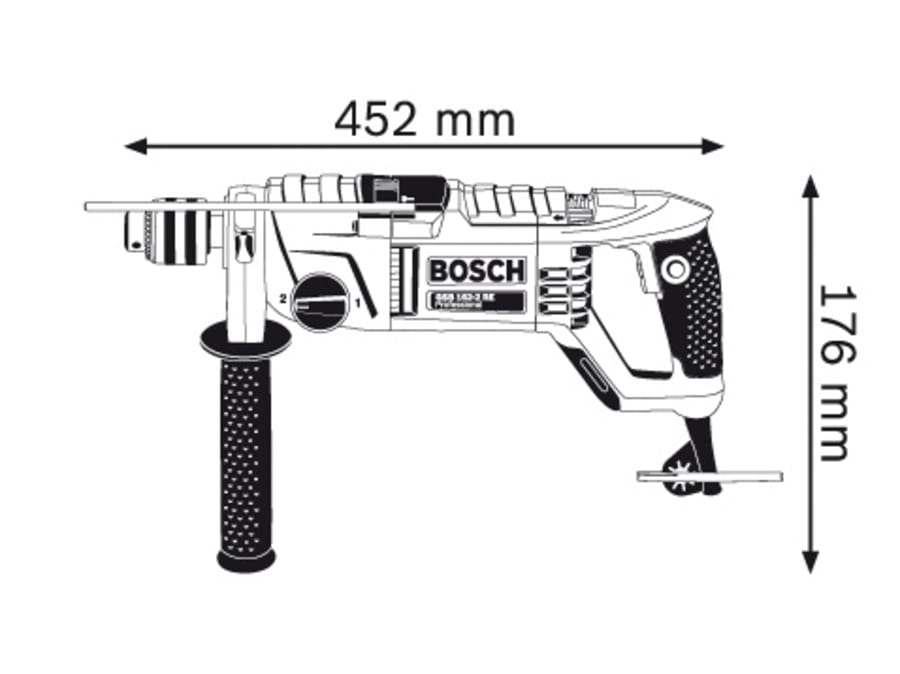 Bosch GSB 162-2RE Professional Impact Drill 1500W 240V