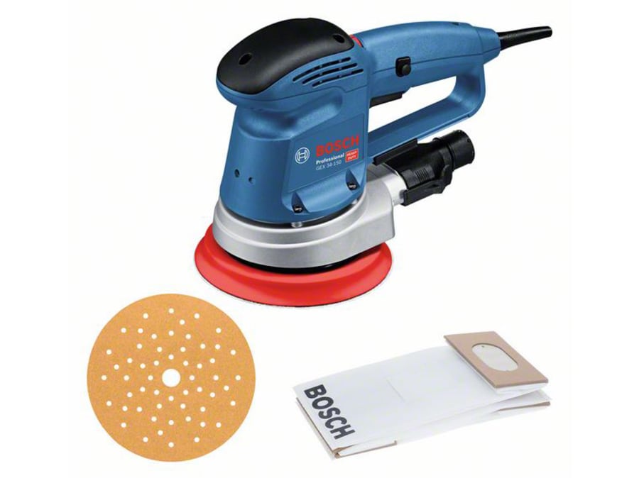 Bosch 0601372860 GEX 34-150 Professional Random Orbital Sander 150mm 340W 110V