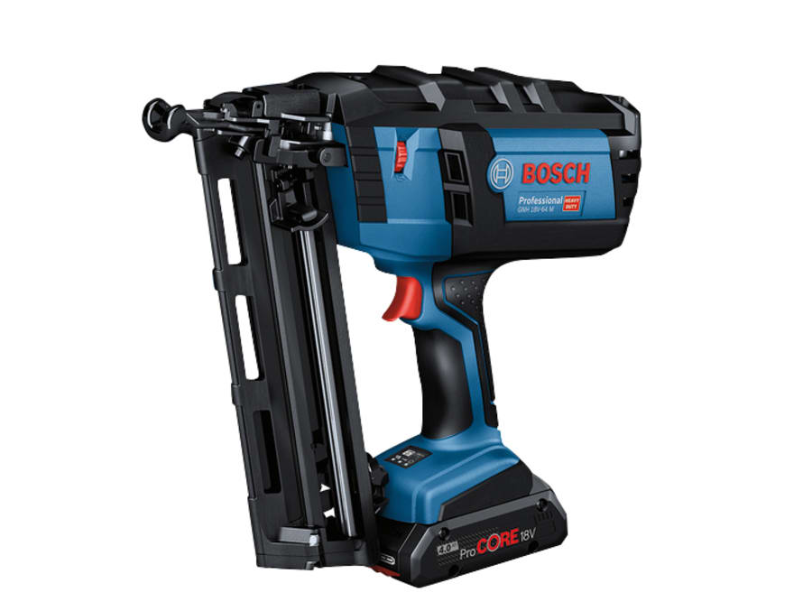 Bosch 0601481070 18V Professional Brad Nailer with 2 × 4.0Ah ProCORE18V Batteries